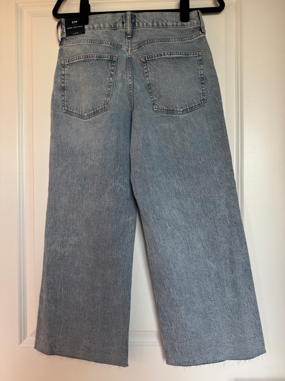 NWT! J. CREW FACTORY Petite wide-leg cropped jean in all-day stretch Size 27P - Picture 9 of 16